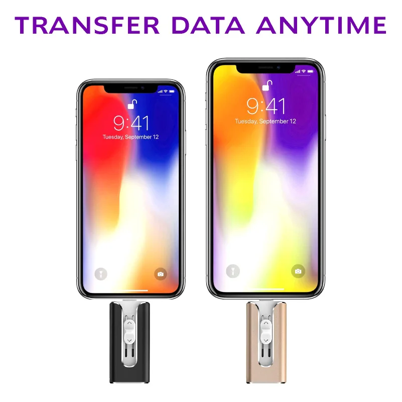 Usb флеш-накопитель для iOS/Android с Lightning/type c/usb флешка для iPhone 6 6S 6P 7 7S 7P 8 8P X XS XR Otg флэш-диск