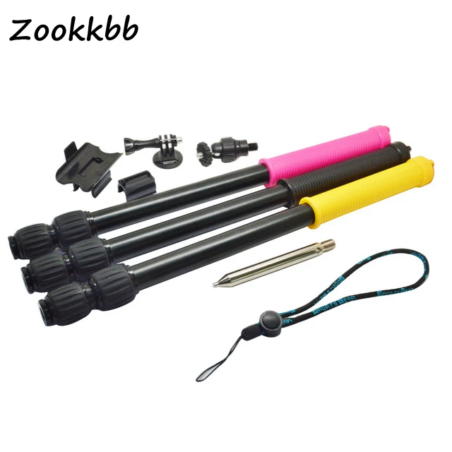 Gopro Камеры Многофункциональный монопод палка складной туризм стик для GoPro Hero 4S 4 3 +