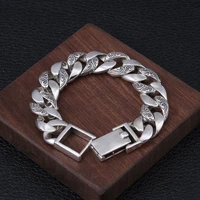 bocai trendy s925 sterling silver bracelets 2022 new fashion domineering eternal vine flat woven chain argentum bangle for men