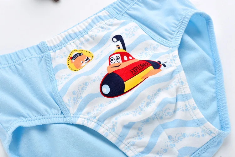 2 шт./партия хлопковое нижнее белье для мальчиков от до 9 лет трусы супер детские