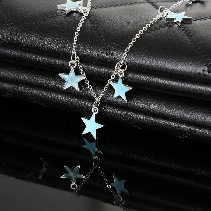 1 шт. светящиеся женские браслеты в форме сердца звезды кота из сплава с