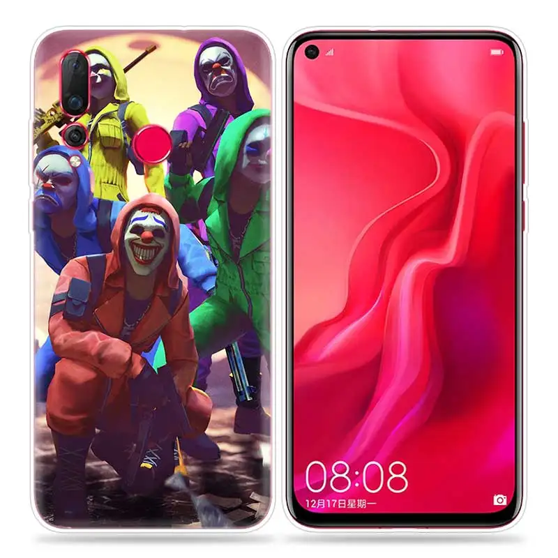 Free Fire Cartoon Ultra-thin Case for Huawei Honor 20 10 8S 8A 8C 8X Play 20i V20 Lite Pro Y9 Y7 Y6 Y5 Cover Fundas - Цвет: 08