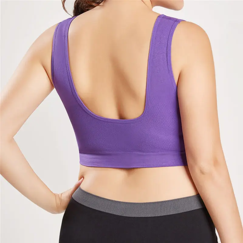Повседневный сексуальный топ для девушек, женский чистый цвет размера плюс, ультра-тонкий большой бюстгальтер, спортивный бюстгальтер, Полный Бюстгальтер, чашка, топ, нижнее белье, debardeur femme