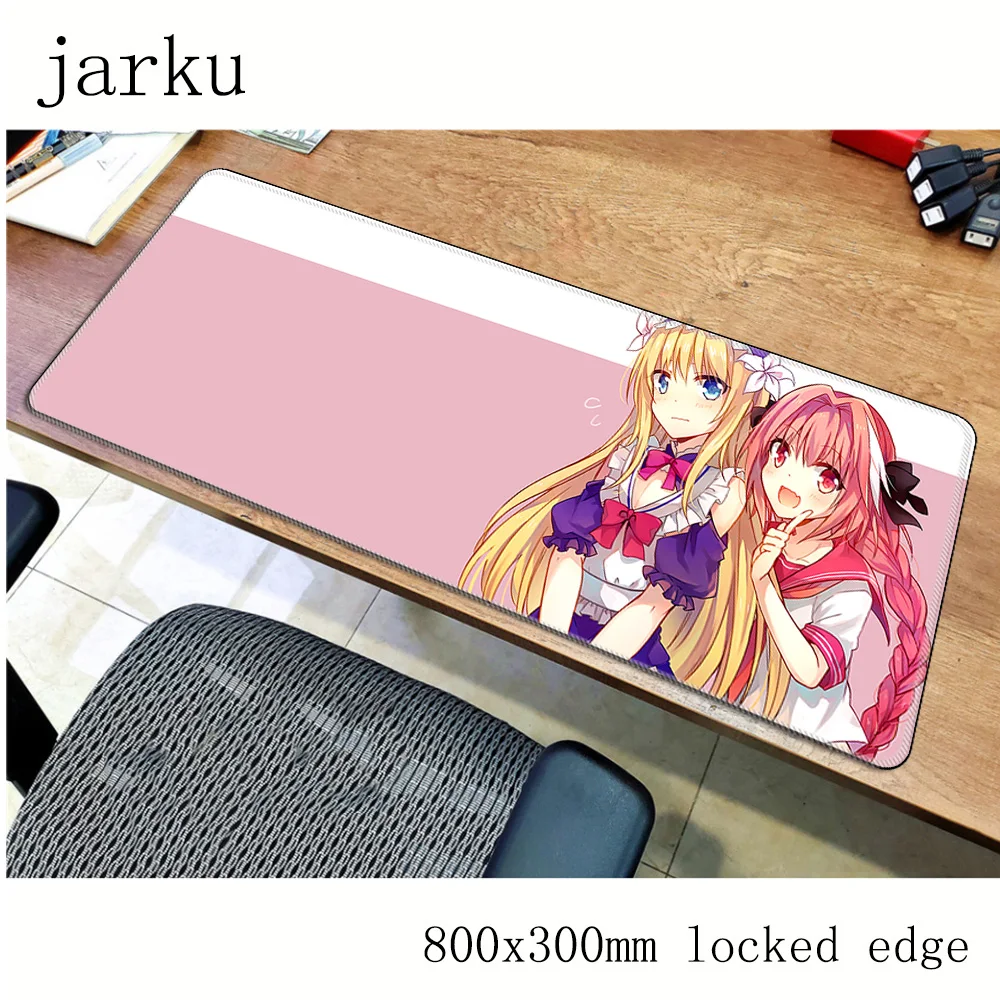 Коврик для мыши astolfo computador gamer mause, коврик 800x300X2 мм, большой, рождественский подарок, коврик для мыши, эргономичный гаджет, офисные настольные коврики