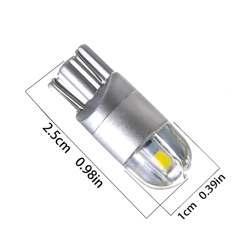 10 шт. 3030 2SMD W5W T10 Canbus лампы Автомобильные интерьерные огни сигнальная лампа белый DC