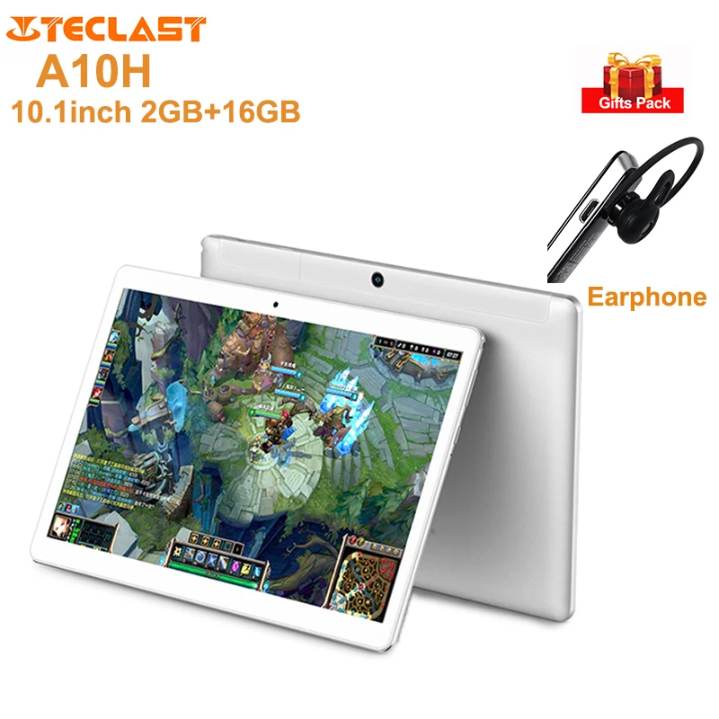 Teclast A10H Tablet PC 10 1 'ɺndroid 7 0 MTK8163 4 ядра 3 ГГц 2 ГБ + 16 Гб 2.0MP 0.3MP двойной камеры