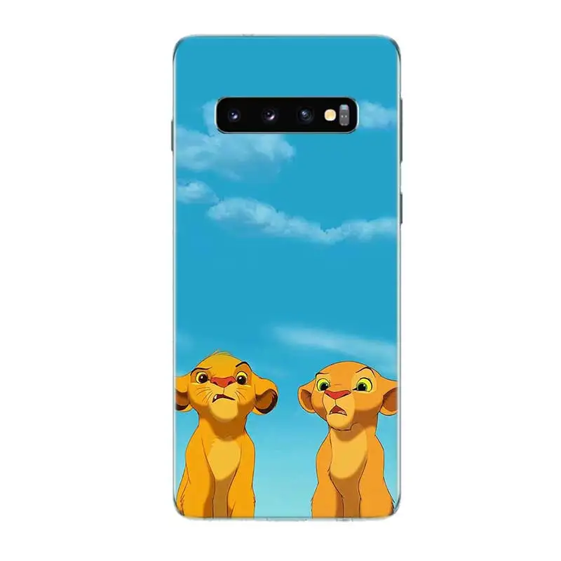 Simba the Lion King Soft Rubber Case For Samsung Galaxy S9 S8 A6 A8 J4 J6 Plus + J8 A7 A9 2018 S7 S6 Edge Note 9 8 10 Pro Cover |