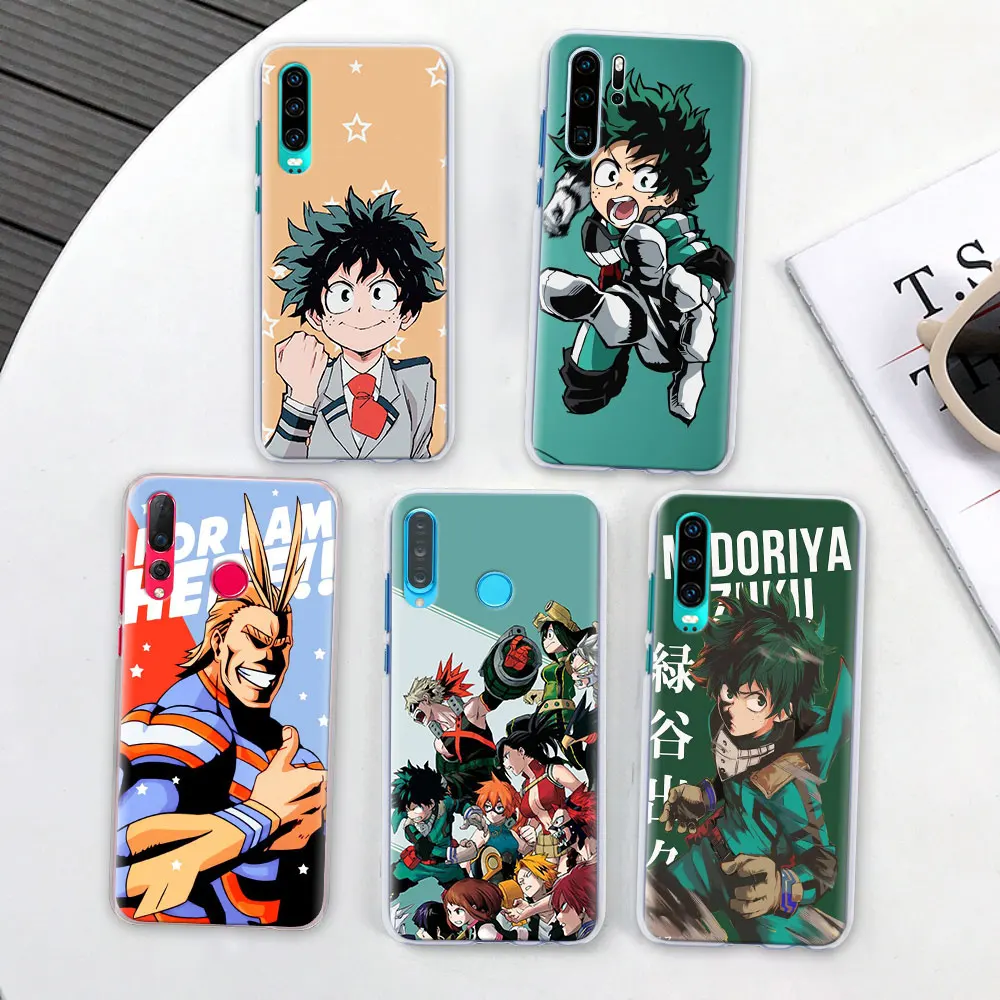 Boku no Hero Academy чехол для телефона coque для huawei P30 Pro P10 P20 P30 Lite P8 P9 Lite P Smart Plus чехол