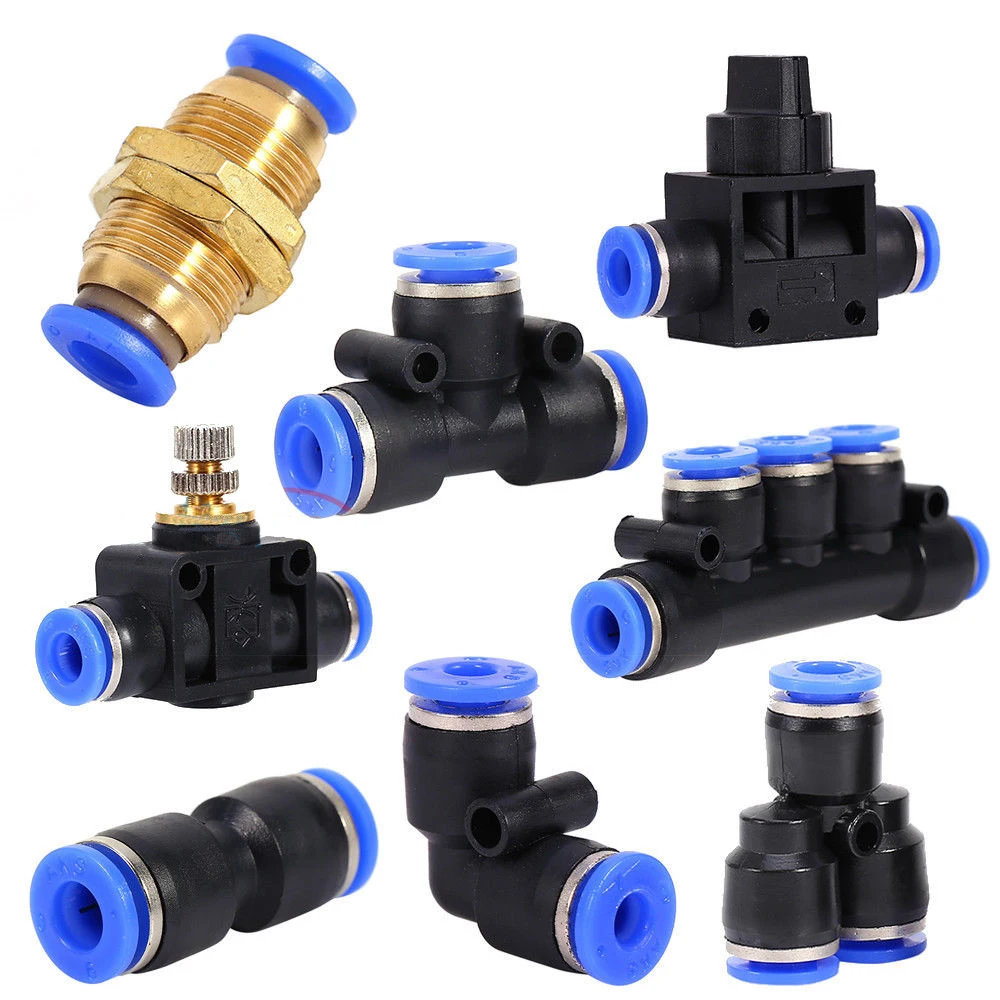 5 шт./компл. Пневматический фитинг воздушный клапан водяной шланг трубный
