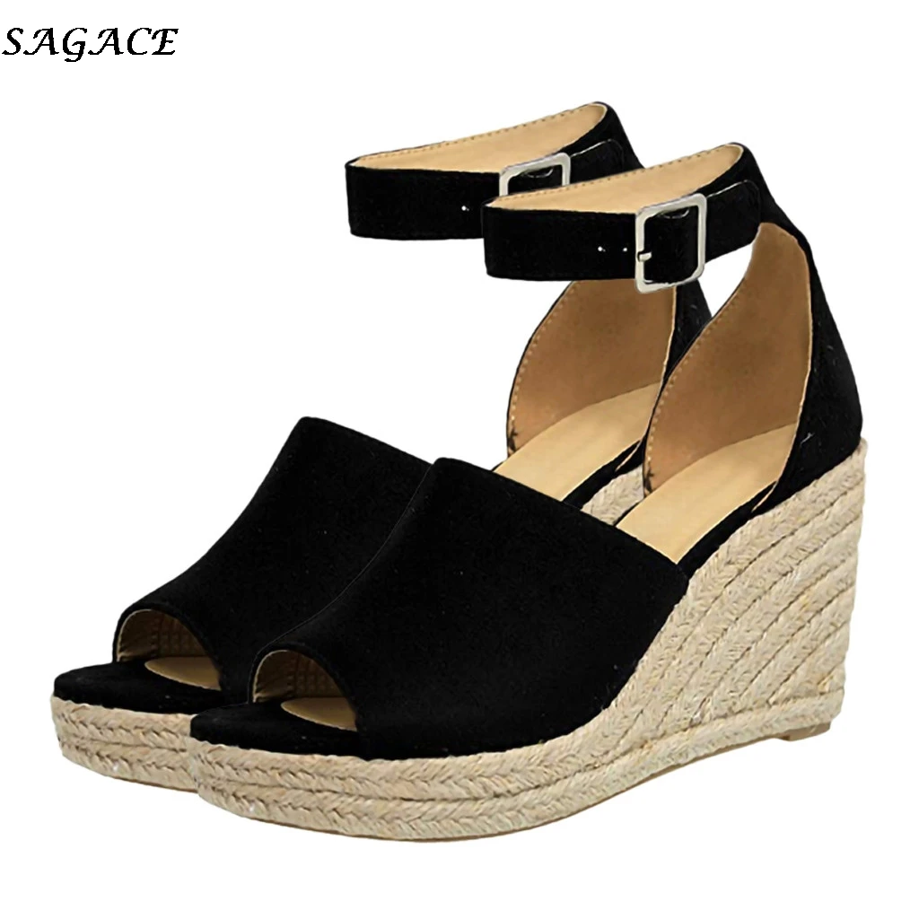 SAGACE/Большие размеры 43 Женские летние босоножки на платформе Женская обувь