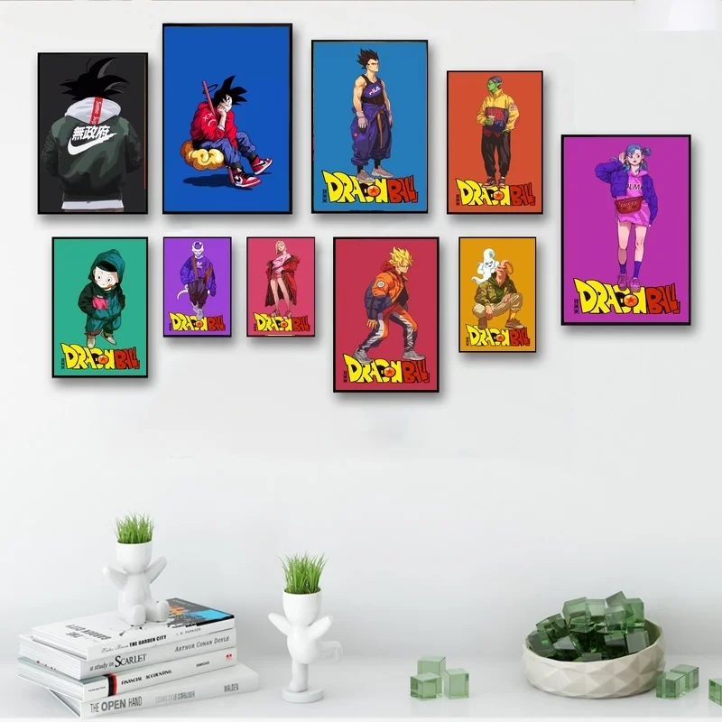 Trend Dragon Ball Super Goku Canvas Art Painting Poster Modern Fashion Wall for Home Decoration Decor No Frame | Дом и сад
