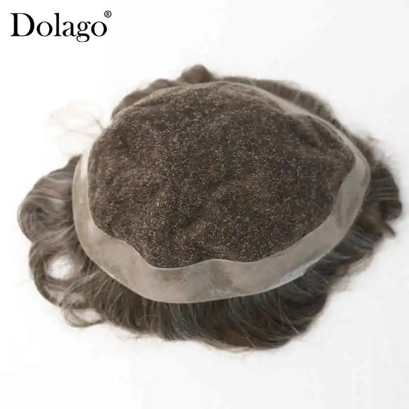 Накладка из искусственных волос для мужчин 8X10 &quotшвейцарское кружево с тонкой