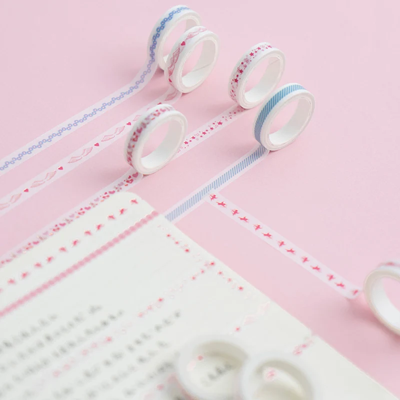 10 шт. Kawaii Cherry васи клейкая лента декоративная милый КИТ маскирующая для детей DIY