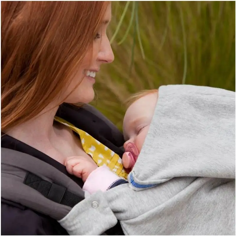 Кенгуру крышка Младенческая малышей плюс бархат пальто для слинга Обёрточная