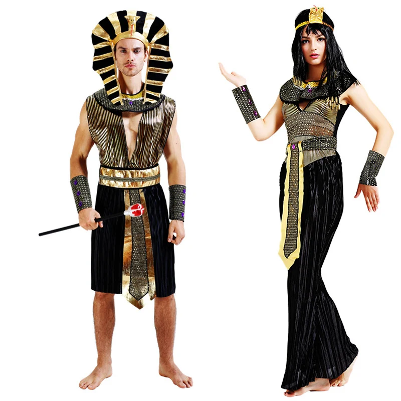 Костюмы на Хэллоуин вечерние для взрослых костюмы египетского фараона короля