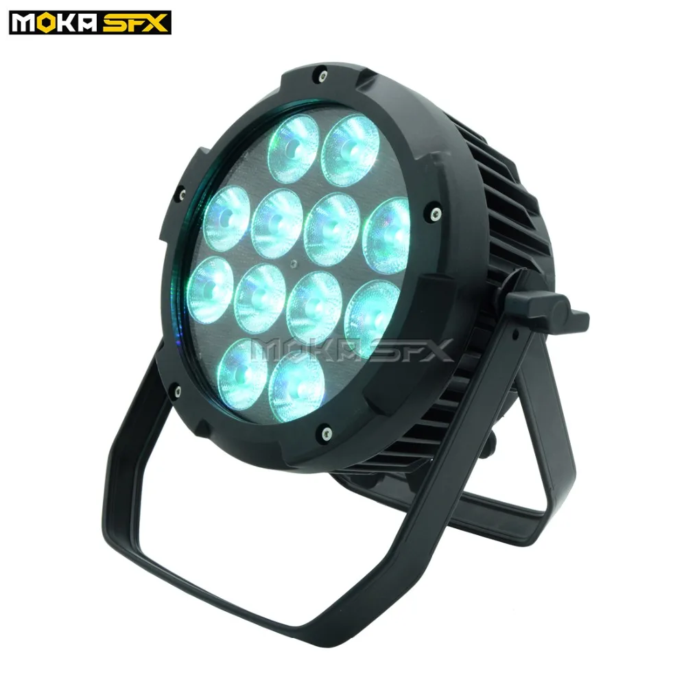 Водонепроницаемый IP65 12x18 Вт 6в1 светодиодный аккумулятор Par Light RGBWA + УФ эффект