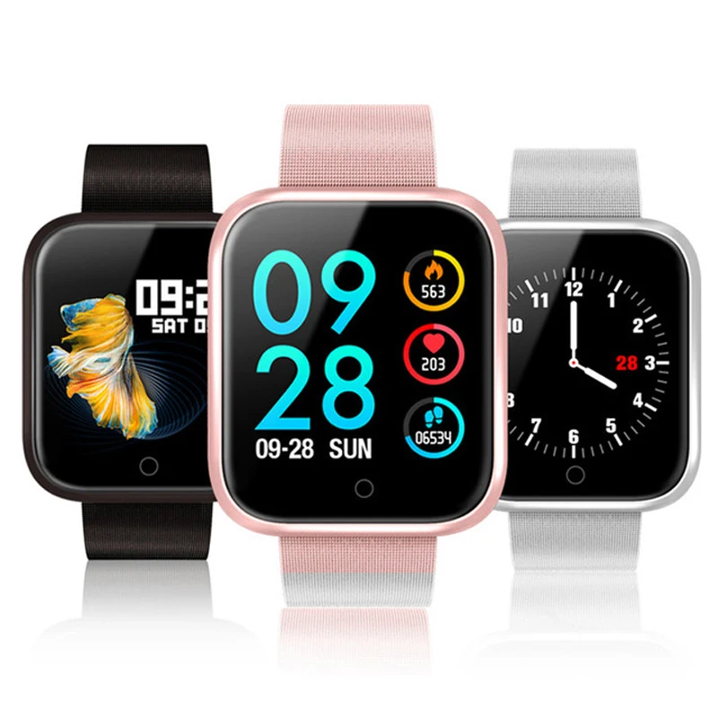 

Смарт-часы P70 P68 Plus, 2019 дюйма, женские водонепроницаемые умные часы с Bluetooth для Apple IPhone, Xiaomi, пульсометр, фитнес-трекер