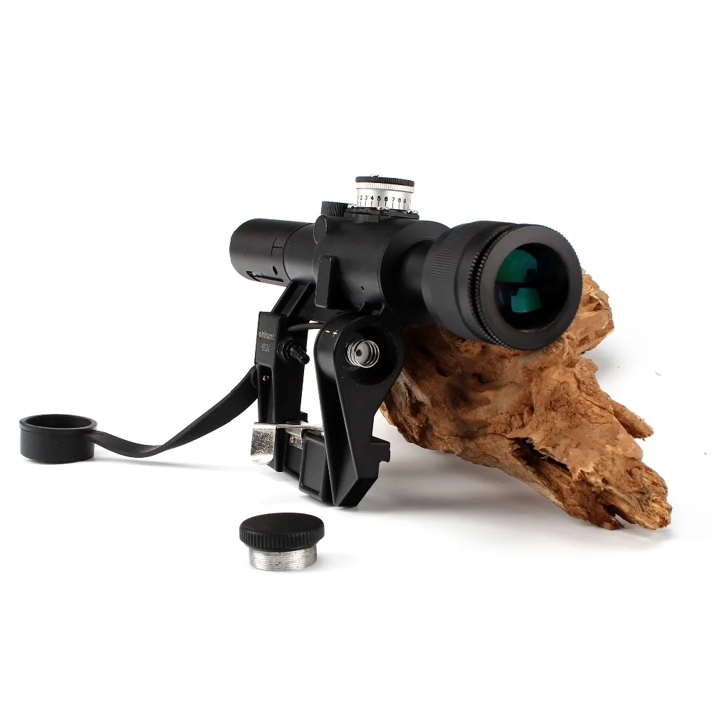 Ohhunt тактический Красный с подсветкой 4x24 PSO 1 Тип прицел для Dragonov SVD снайперская