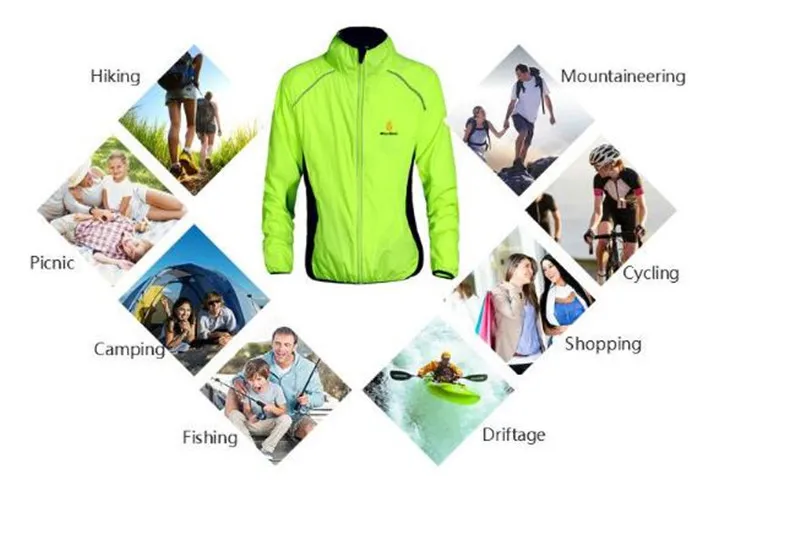 Спортивная одежда для велоспорта на открытом воздухе дождевик ветрозащитная