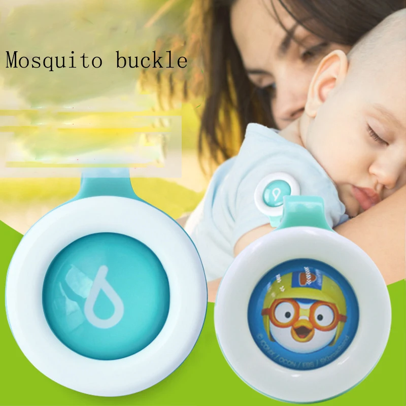 2 шт. милые Мультяшные Детские противомоскитные пряжки экологически чистые