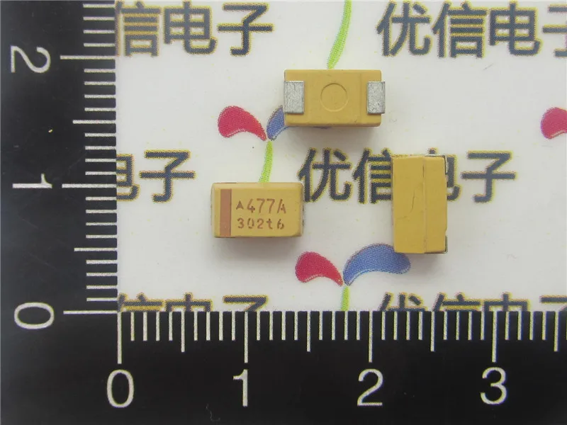 Танталовый конденсатор 20 шт./лот 470 мкФ 7343 SMD 10 в е тип 20% танталовый | Электронные