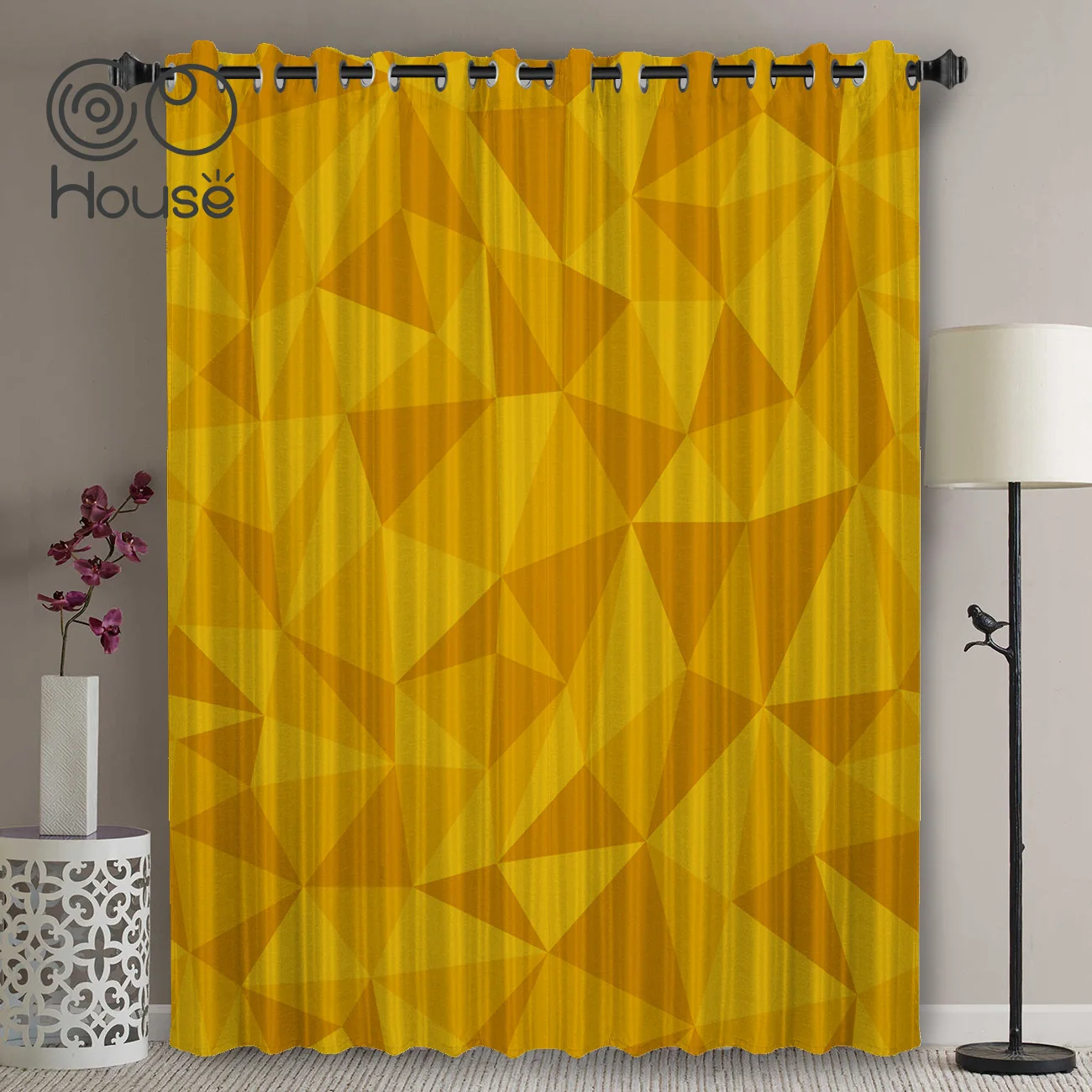 COCOHouse Нерегулярные геометрические графические Приплюснутые оконные шторы s Valance