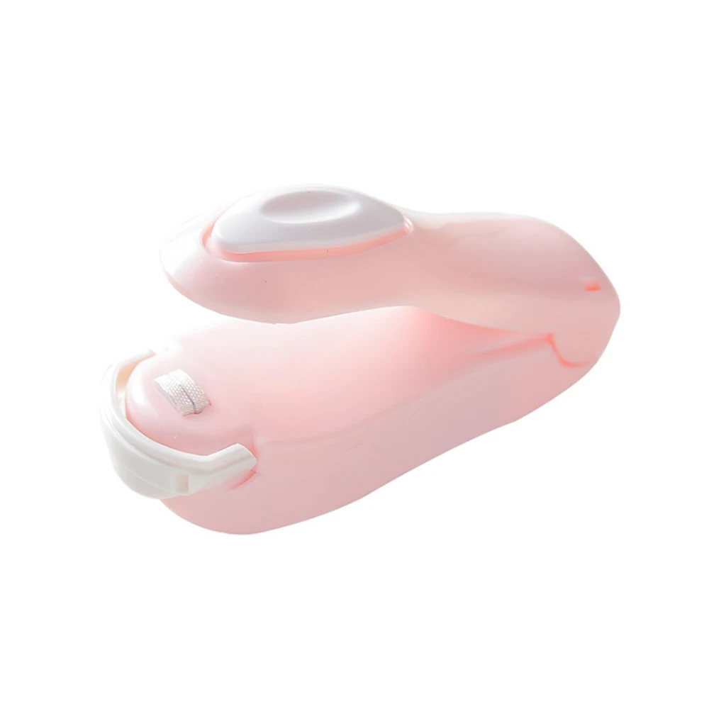 4x10cm Pink 1 шт., портативная упаковочная машина для мешков в скандинавском стиле с мини-держателем для рук, для пластиковых пакетов, для хранения пищевых продуктов, для кухни - Цвет: 4x10cm Pink