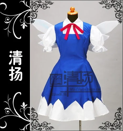 Косплей-Костюм Touhou Project Cirno с крылом 11 |