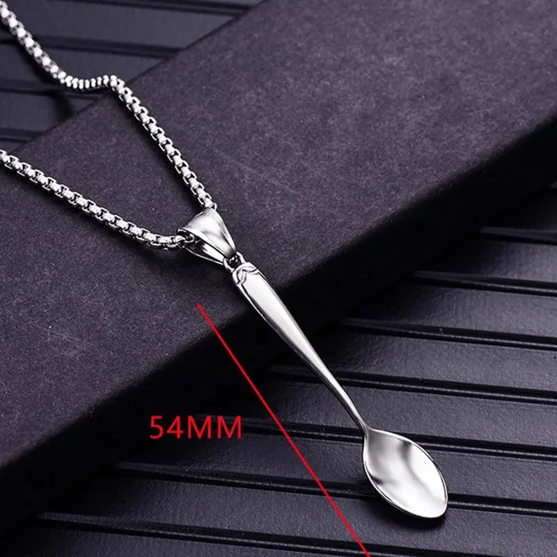 ZFVB Новый Классический западный нож ложка ожерелье в виде вилки для мужчин и