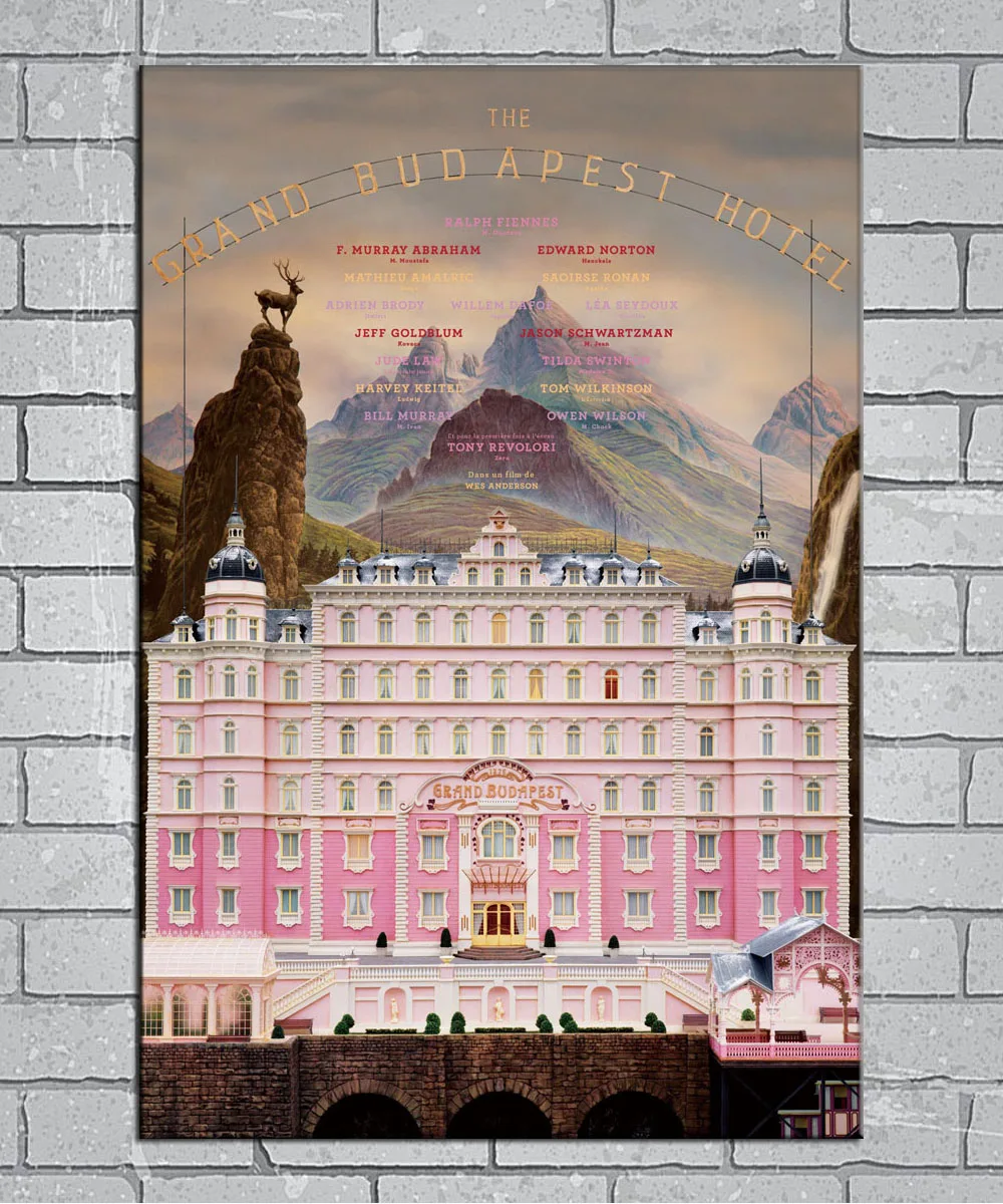Grand Budapest Hotel Классический светильник холст на заказ постер 24x36 27x40 дюймов домашний