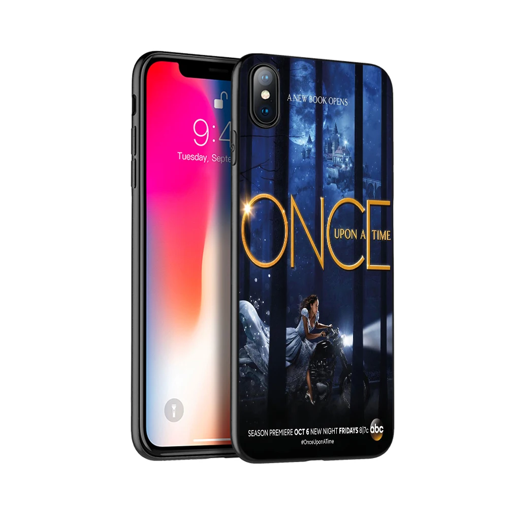 Черный чехол из ТПУ для iphone 5 5s se 6 6s 7 8 plus x 10 силиконовый XR XS 11 pro MAX Once Upon A Time|Бамперы|