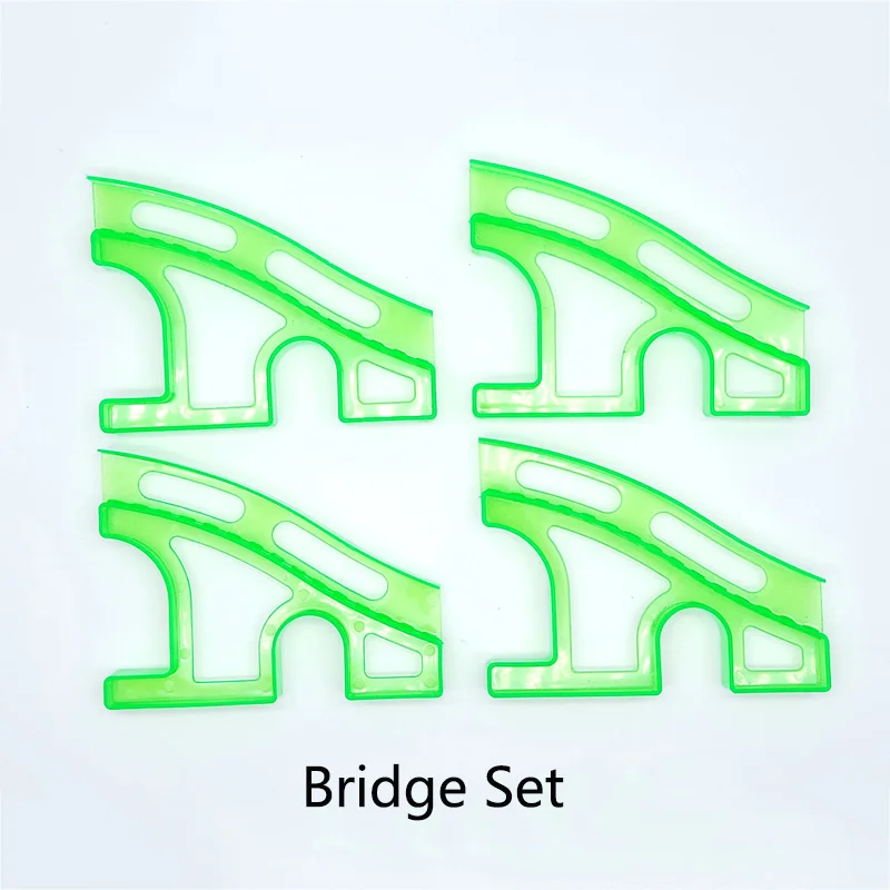 bridge set Светящийся гоночный автомобиль трек Светящиеся в темноте игрушки переулок/туннель/Арка мост автомобиль набор изгиб гибкие автомобили игрушки для детей Brinquedos - Цвет: bridge set