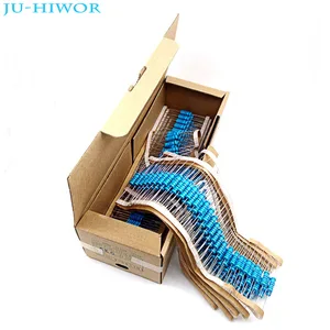 Металлические пленочные резисторы 3 Вт 500, 1%, 0,22, 0,3, 1, 0,47, 10, 47, 0,5, 1,5, 1K, 10K, 100K, 220 K Ом, 10 кОм, электронные компоненты, 330 шт.