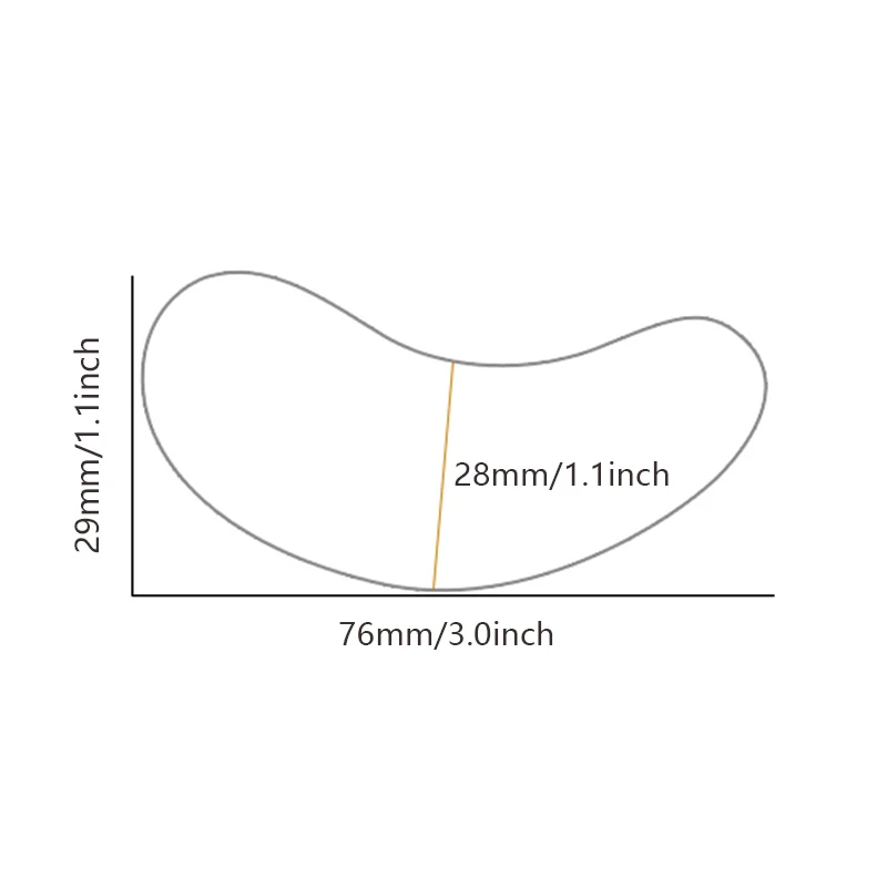 Гелевый патч для наращивания ресниц без ворса профессиональный макияж|eye gel