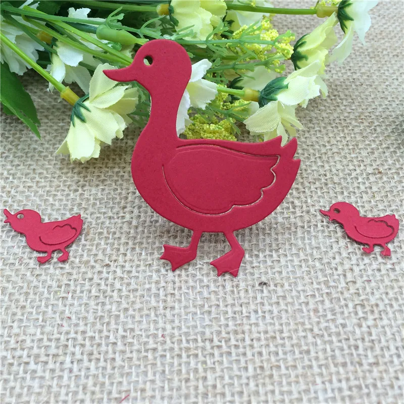 Металлические режущие штампы для маленьких уток трафареты DIY штамп
