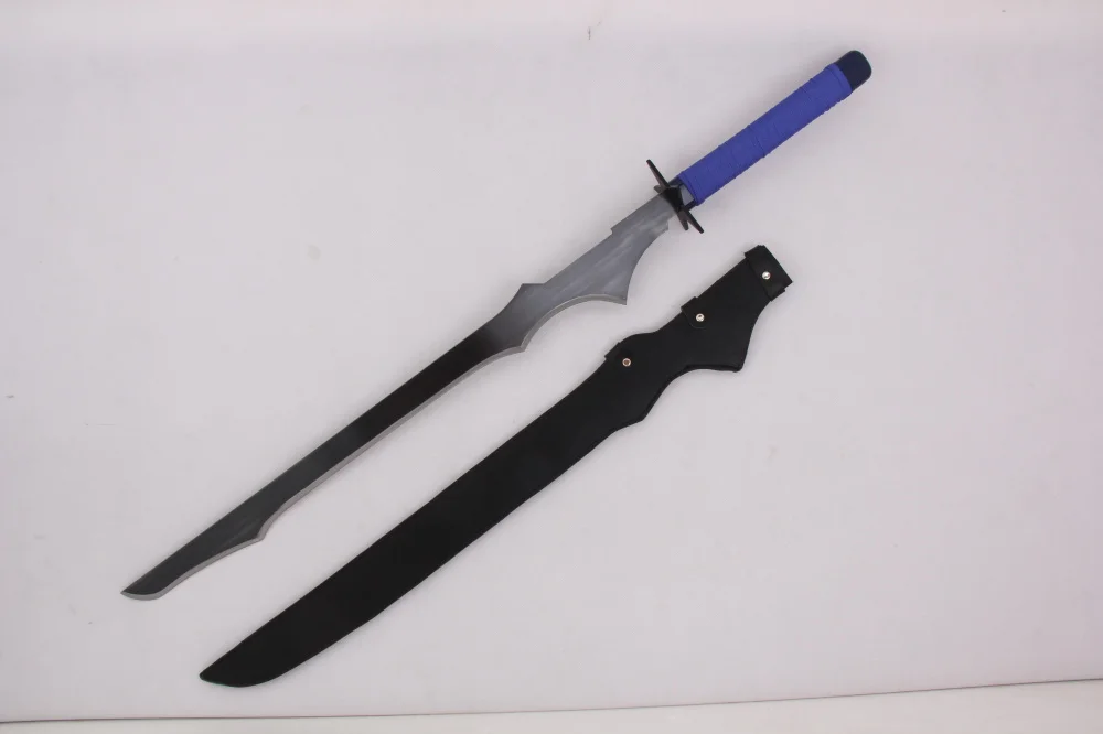 Черный камень шутер косплей меч японская игра Аниме Katana лезвие из углеродистой