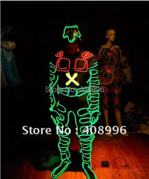 Робот EL Wire для показа талантов/вечерних выступлений/выступлений на