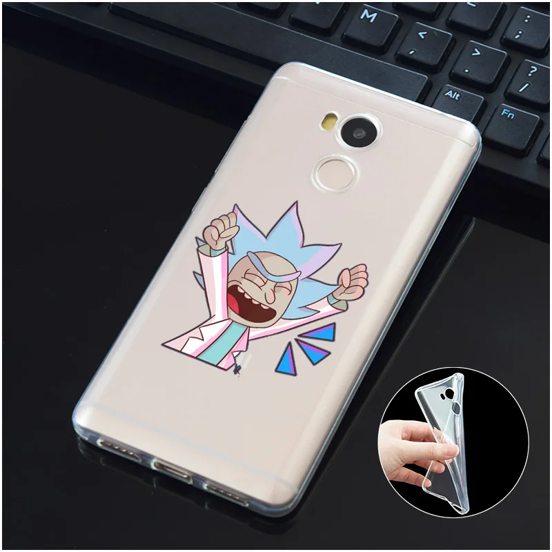 DREAMFOX M444 милый чехол Rick And Morty из мягкого ТПУ силикона для Xiaomi Redmi Note 3 4 5 Plus 3S 4A 4X 5A Pro