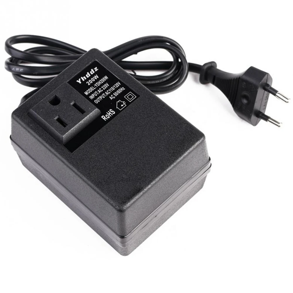 High Quality Pure Copper Wire 200W 300W AC 220V 240V To 110V 120V Step Down Travel Transformer Power Adapter Voltage Converter |