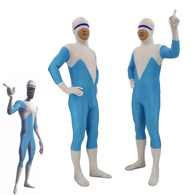Суперсемейка 2 Frozone Lucius лучший маскарадный костюм Взрослый мужской Детский