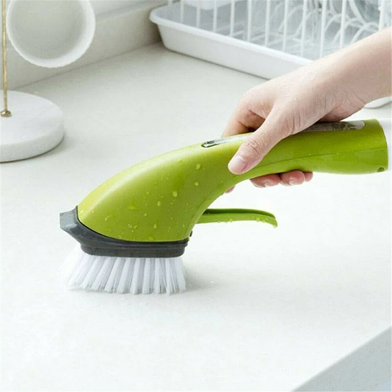 1pc Cleaning Brushes Washing Floor Long Handle Sink Kitchen Multifunctional Automatic Household Tools Bath Accessories | Дом и сад