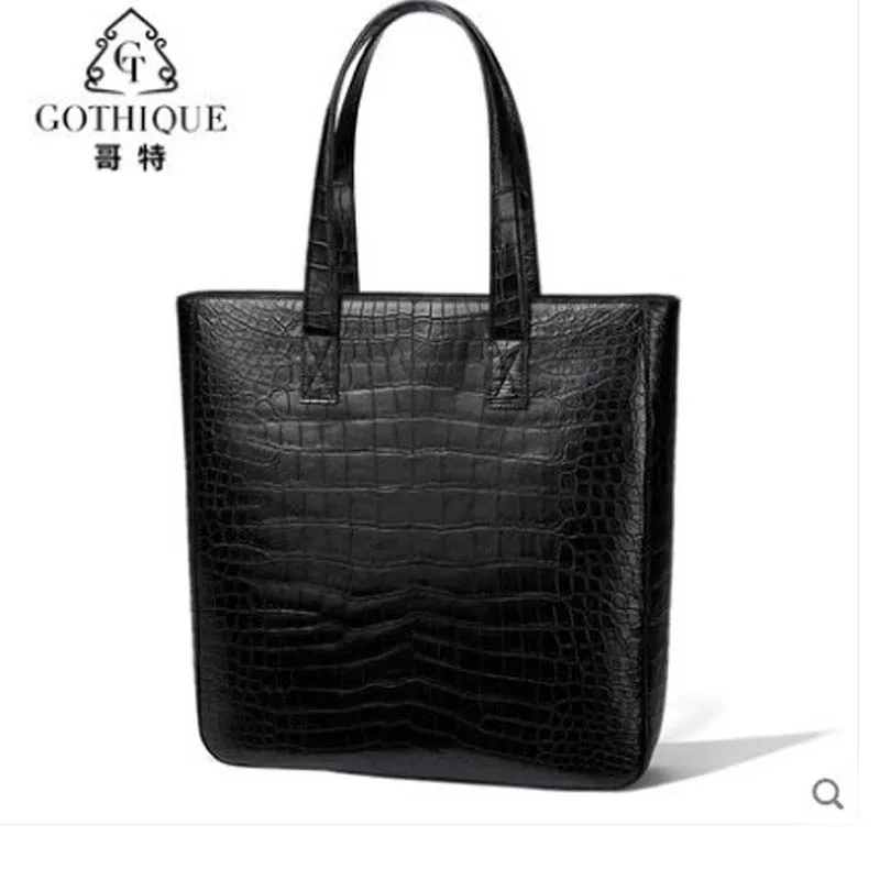 Новая модная женская сумка из крокодиловой кожи GETE кожаная роскошная нильского