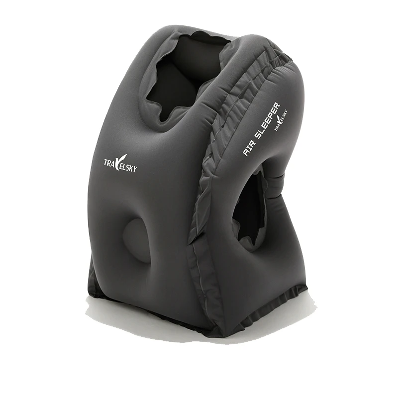 grey travel pillow Экологичная легкая подушка для путешествий из ТПУ, надувная подушка для самолета, переносная Подушка для спины, подушки для шеи - Цвет: grey travel pillow
