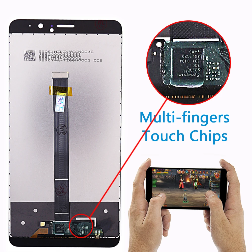 Vancca 5,9 дюймов ЖК-дисплей для huawei mate 9 1920*1080 кодирующий преобразователь сенсорного экрана в сборе рамка с бесплатным закаленным стеклом и инструментами