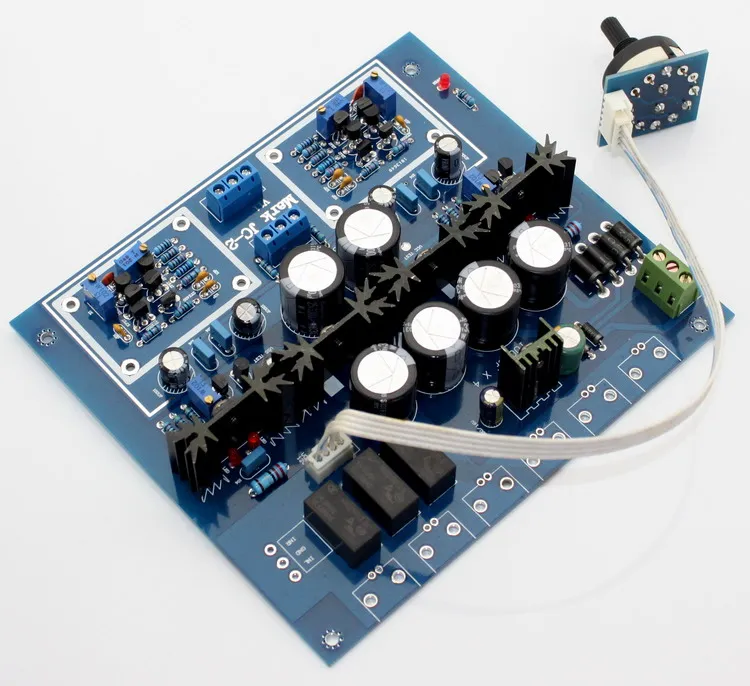 

ZTX550 ZTX450 K364 J104 IRF610 IRF9610 HIFI JC-2 Preamplifier Board With 3 Ways Input Switch Preamp Board