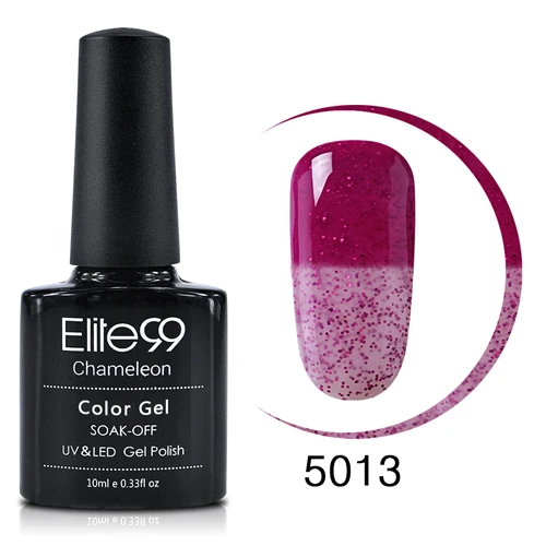 TC5013 Elite99 Гель-лак для ногтей, меняющий температуру, 100 цветов, Термальный, меняющий цвет,, УФ/светодиодный лак, 10 мл - Цвет: TC5013