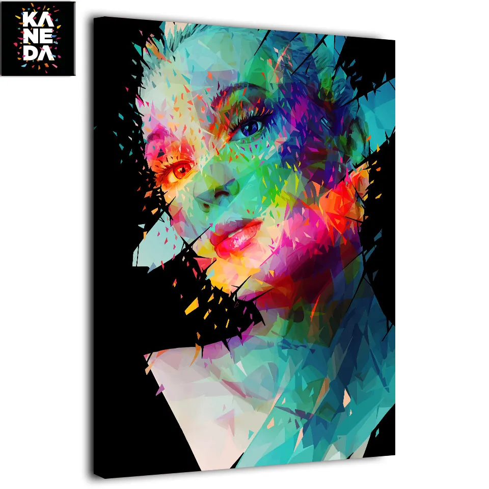Фото HD печать 1 шт Холст Искусство женщина краска от KANEDA Alessandro Pautasso краска украшение комнаты постер фильма F1923 №1