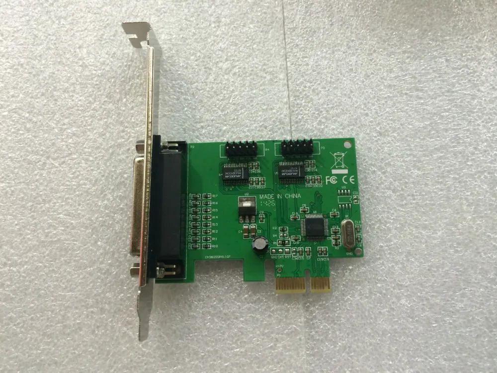 2 Порты и разъёмы RS232 RS-232 serial com DB25 принтер параллельный LPT для pci-e PCI Express Card адаптер
