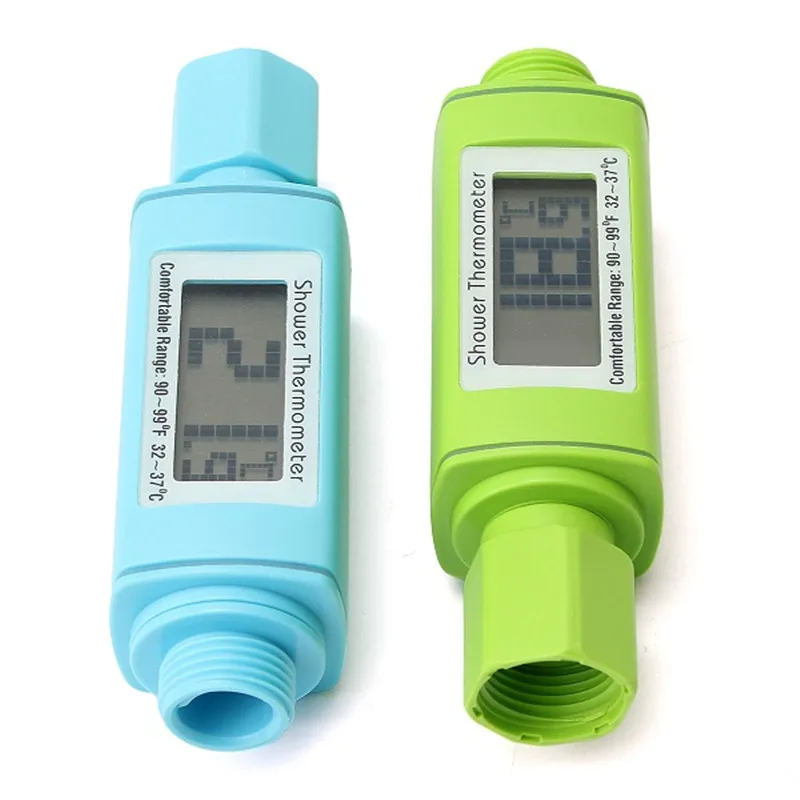 Электрические здоровья душ термометр Водонепроницаемый цифровой воды головки