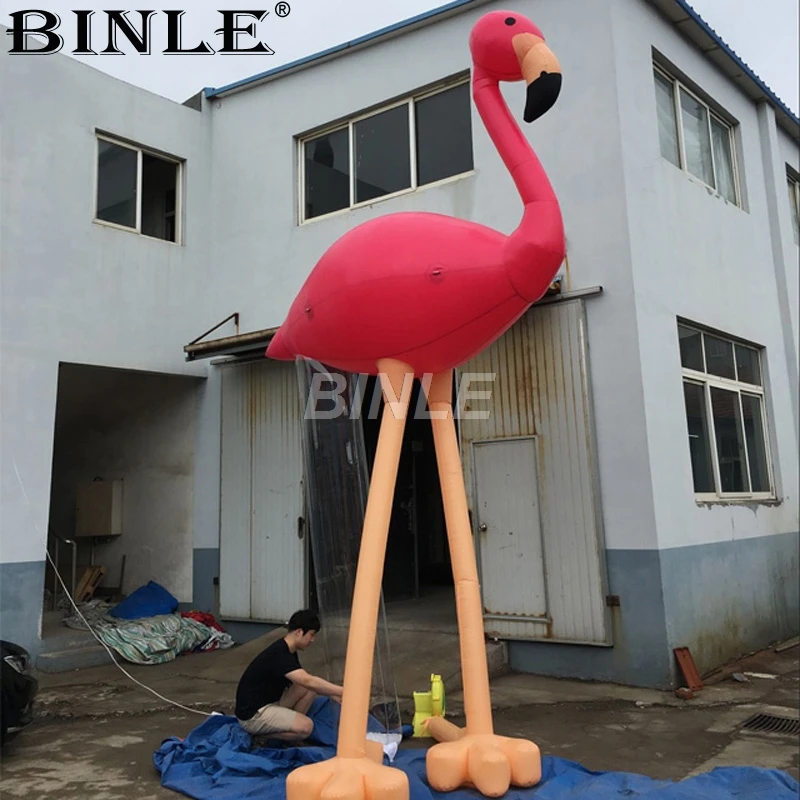 Горячая Распродажа 5 м 16ft высокий гигантский надувной матрац Фламинго Птица